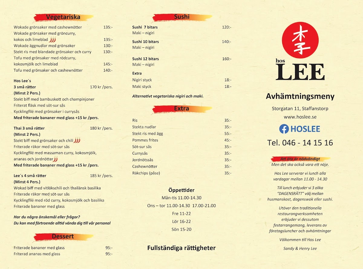 Menu Hos Lee Restaurang-2