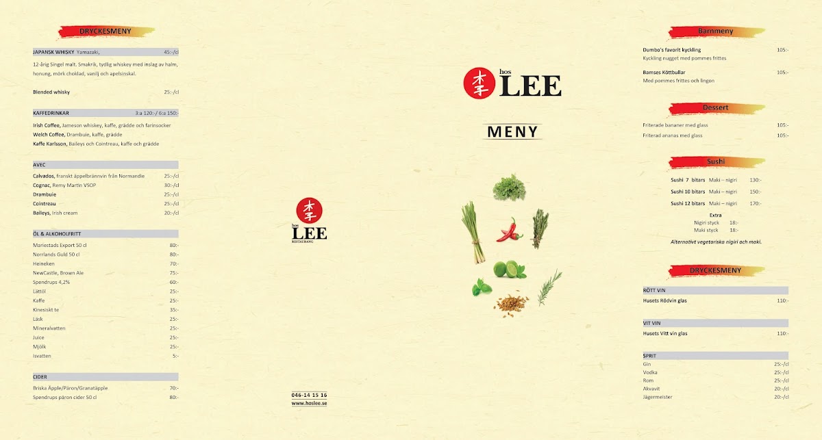 Menu Hos Lee Restaurang-4