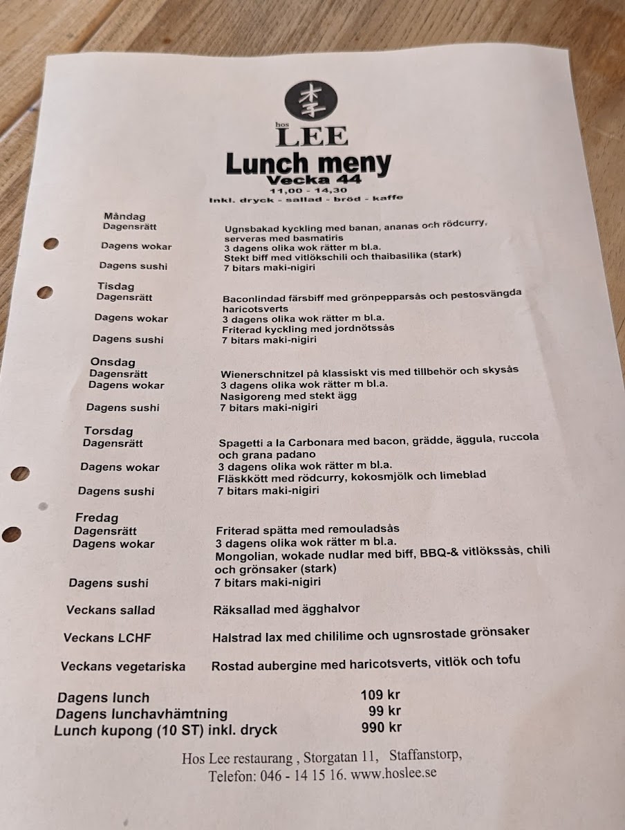 Menu Hos Lee Restaurang-5